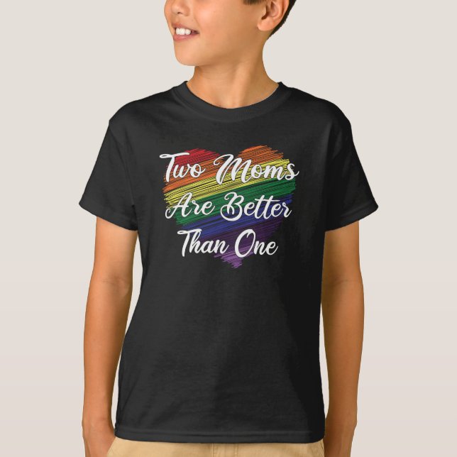 LGBT LBGBTQ Mother Mom Lesbian Gay Gay Marriage T-Shirt (Front)