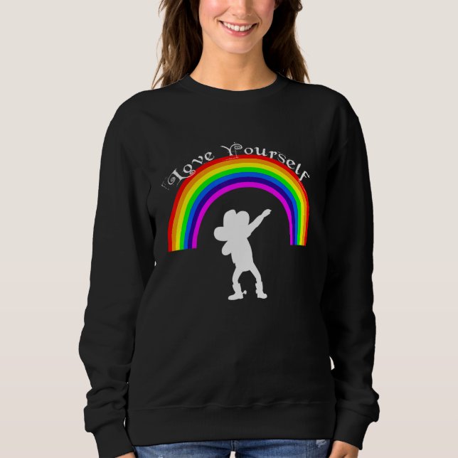 LGBT Lesbian Gay Bisexual Transgender Pride Queer  Sweatshirt (Front)