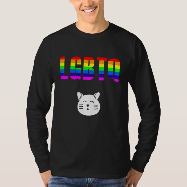 LGBT Lesbian Gay Bisexual Transgender Pride Queer  T-Shirt (Front)