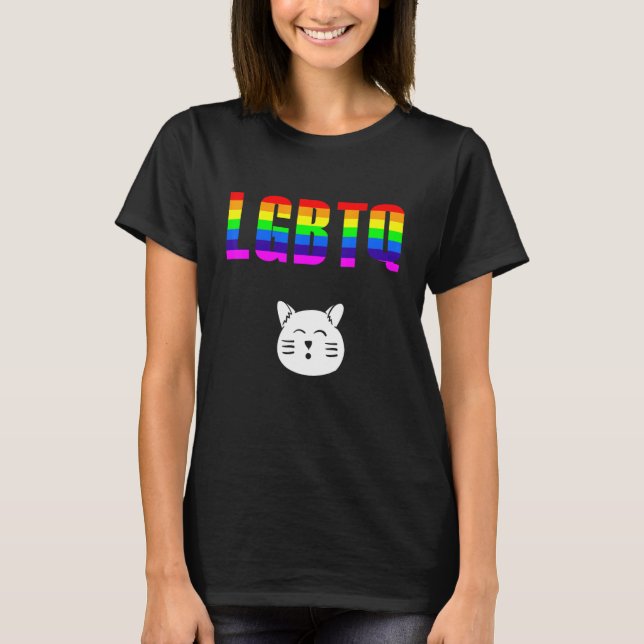 LGBT Lesbian Gay Bisexual Transgender Pride Queer  T-Shirt (Front)