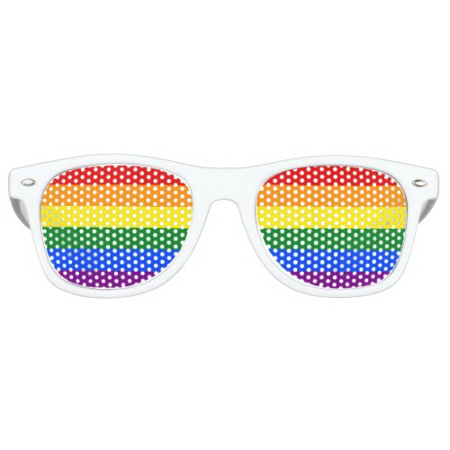 LGBT Lesbian Gay Pride Rainbow Flag Party Shades