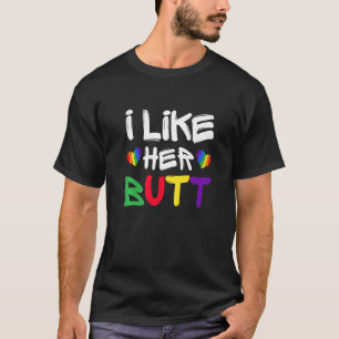 LGBT Lesbian Matching Couples Compliment I Like He T-Shirt