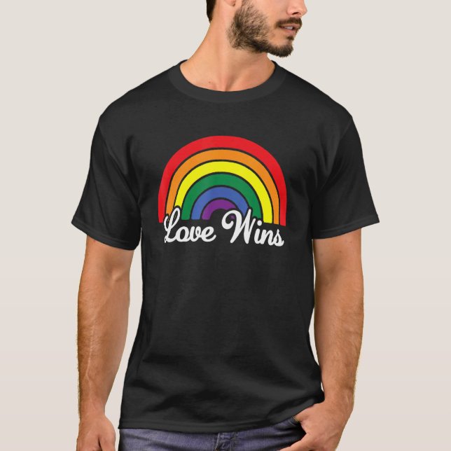 Lgbt Lgbtq Lgbtq+ Bi Lesbian Rainbow Apparel Gay P T-Shirt (Front)