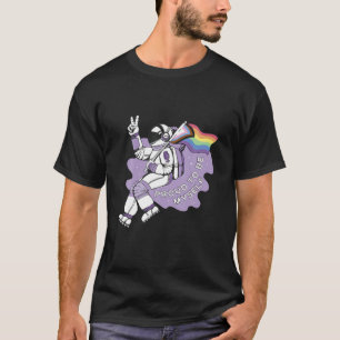 LGBT LGBTQ LGBTQ Pride Astronaut Gay Bi Man In Sp T-Shirt