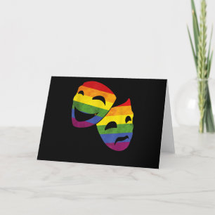 LGBT LGBTQ Queer Actor Actress Rainbow Theatrical Card