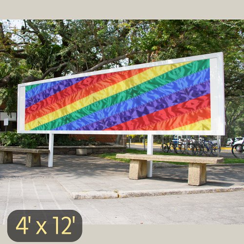 LGBT LGBTQ Rainbow flag gay pride rainbow stripes Banner