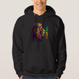 Lgbt Lion Pride Rainbow Color Flag Gay Proud Lgbtq Hoodie