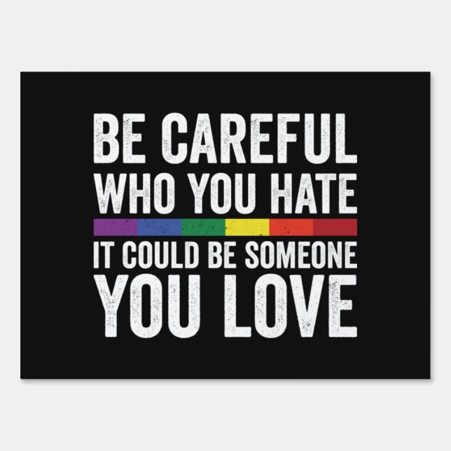 LGBT Love â¤ï¸  2 Sign (Front)