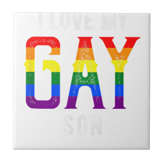 LGBT Love Gay Son - Gay Pride Outfit Gay Pride Par Ceramic Tile