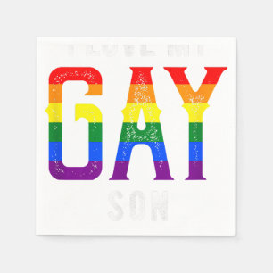LGBT Love Gay Son - Gay Pride Outfit Gay Pride Par Napkins