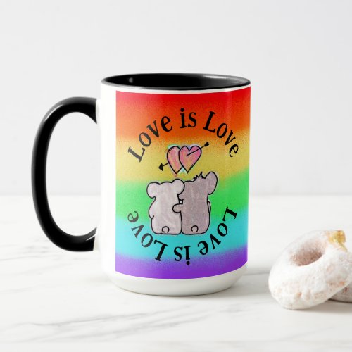 LGBT Love is Love  Mug