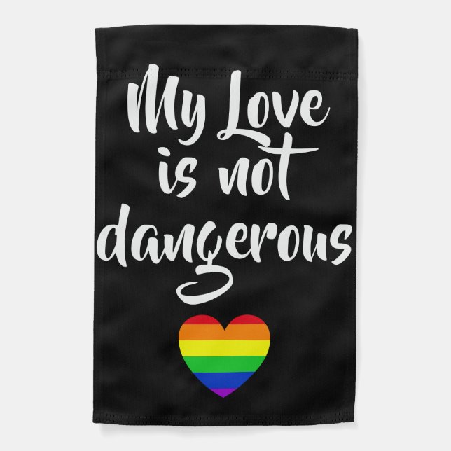 #LGBT #love #pride #gay #lesbian #freedom #parade Garden Flag (Front)