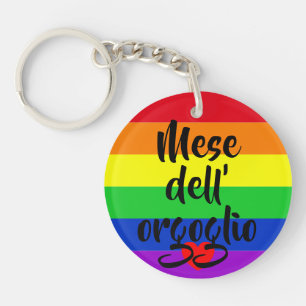 #LGBT #love #pride #gay #lesbian #freedom #parade Keychain