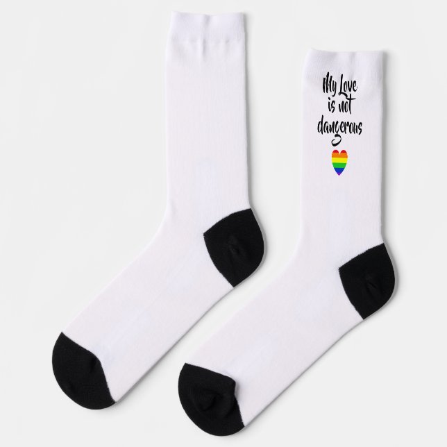 #LGBT #love #pride #gay #lesbian #freedom #parade  Socks (Left)
