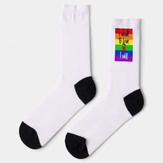 #LGBT #love #pride #gay #lesbian #freedom #parade Socks