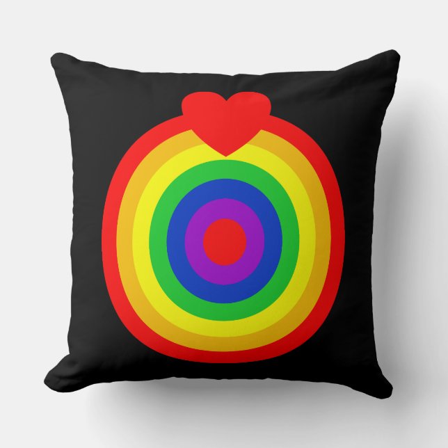 #LGBT #love #pride #gay #lesbian #freedom #parade  Throw Pillow (Front)