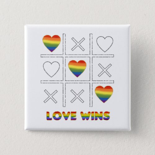 LGBT Love Wins  Button