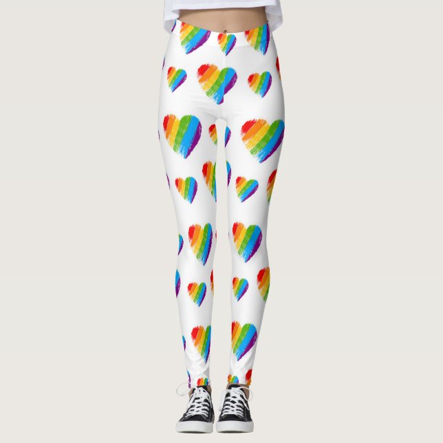 Lgbt Luv Leggings (Front)