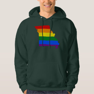 LGBT Missouri, US state flag map Sweatshirt