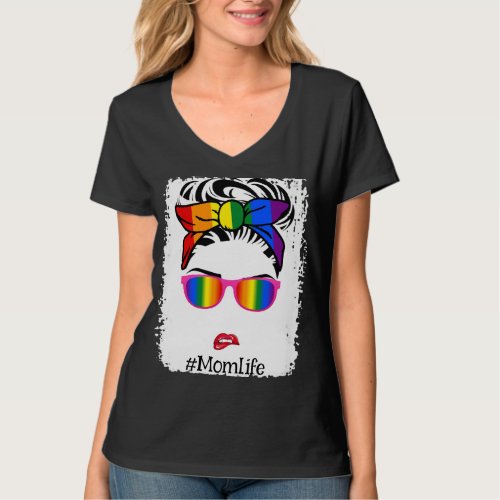 LGBT Momlife Mamalife Mommylife LGBT Be Inclusive T_Shirt