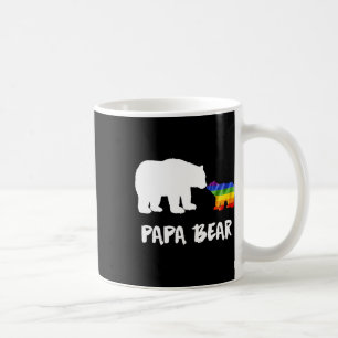 Lgbt Papa Bear Dad Lesbian Gay Biual Transgender  Coffee Mug