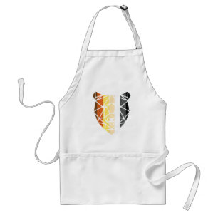 LGBT Papa Mens Gay Pride Month - Geometric Gay Bea Adult Apron