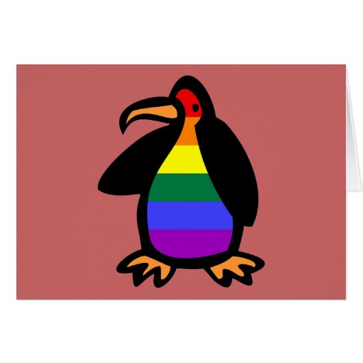 LGBT Penguin Cards (Front Horizontal)