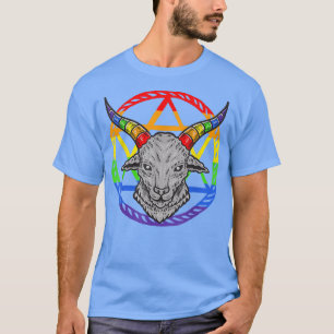 LGBT Pentagram Goat Goth LGBT T-Shirt