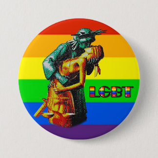 LGBT PINBACK BUTTON