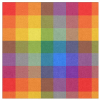 LGBT Plaid Fabric
