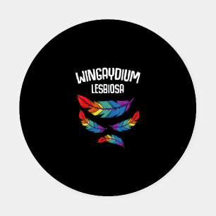 Lgbt Pride 2021 Funny Lesbian Love Wingaydium Coaster Set