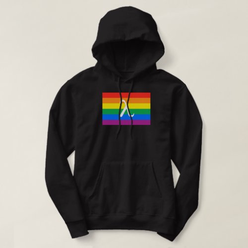 LGBT Pride and Activism Lambda Hoodie