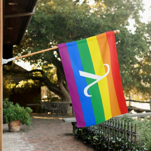 LGBT Pride and Activism Lambda House Flag