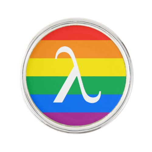 LGBT Pride and Activism Lambda Lapel Pin