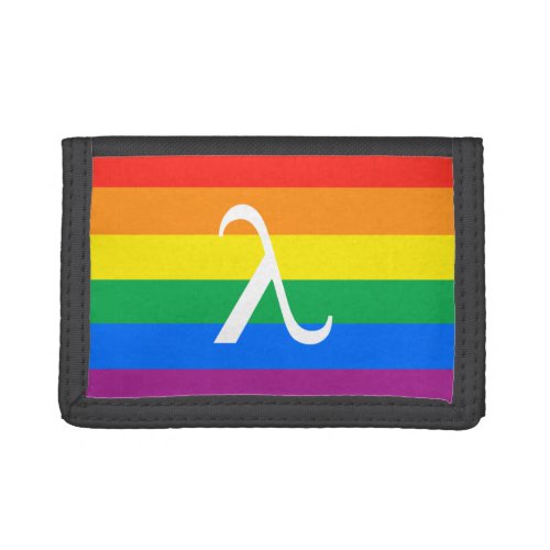 LGBT Pride and Activism Lambda Trifold Wallet