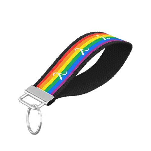 LGBT Pride and Activism Lambda Wrist Keychain
