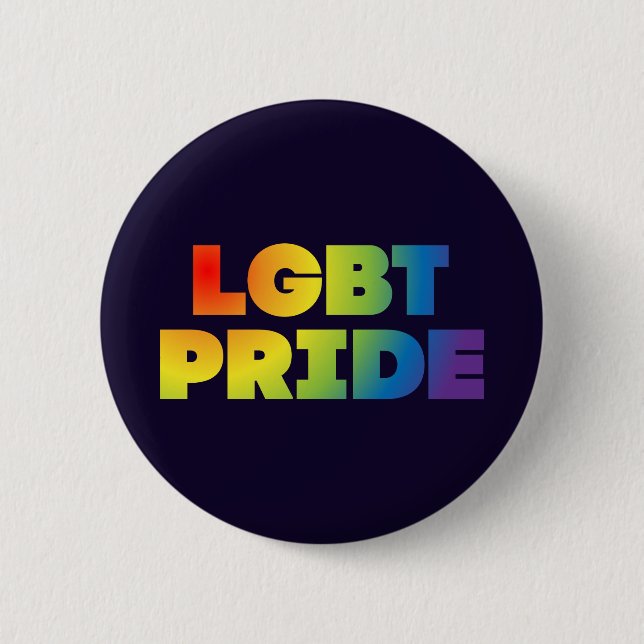 LGBT PRIDE BUTTON (Front)