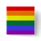 LGBT Pride Button (Square)