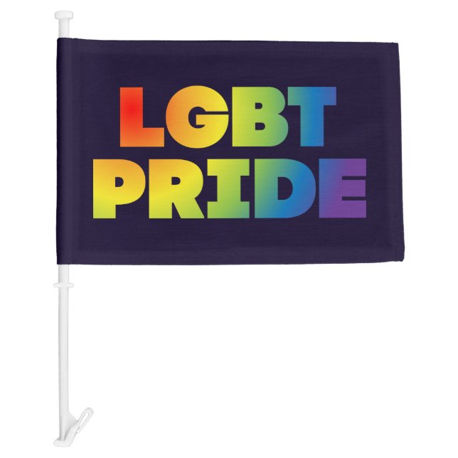 LGBT PRIDE CAR FLAG (Front)