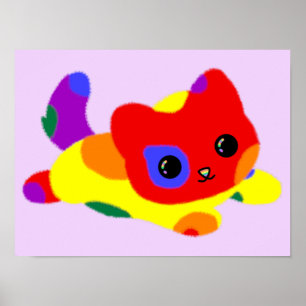 LGBT+ Pride Cat Poster