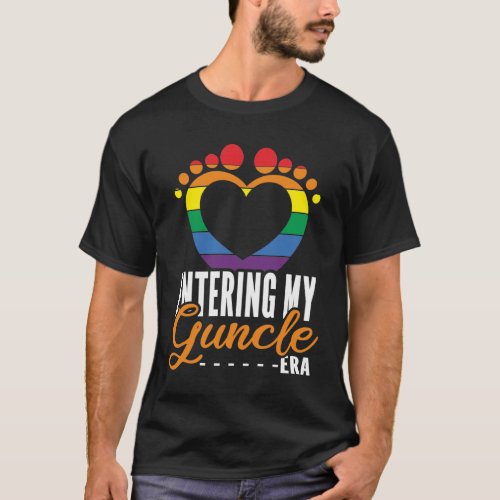 LGBT Pride Celebration Entering My Guncle Era T_Shirt