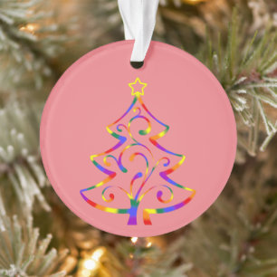 LGBT+ Pride Christmas Tree Acrylic Ornament