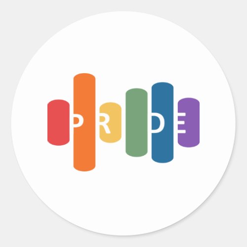 LGBT Pride Classic Round Sticker