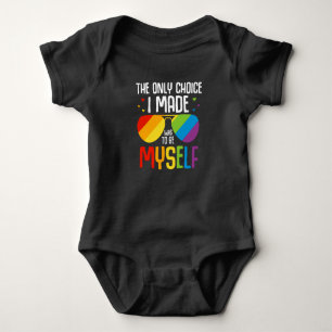 LGBT Pride Colorful Rainbow Sunglasses Equal Right Baby Bodysuit