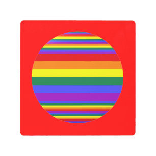 LGBT Pride Colors  Metal Print