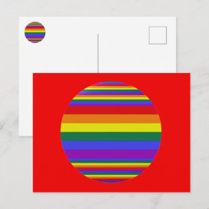 LGBT Pride Colors Postcard