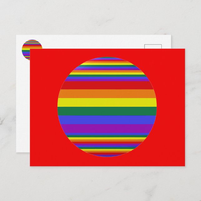 LGBT Pride Colors  Postcard (Front/Back)