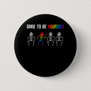 LGBT Pride Equal Rights Colorful Rainbow Button