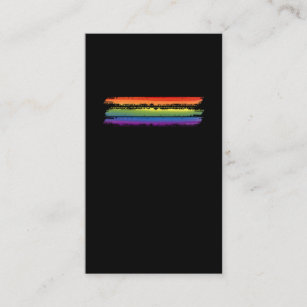 LGBT Pride Equality Awareness Gay Lesbian Business Card