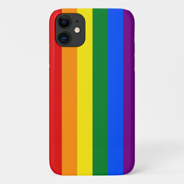 LGBT pride flag Case-Mate iPhone Case (Back)